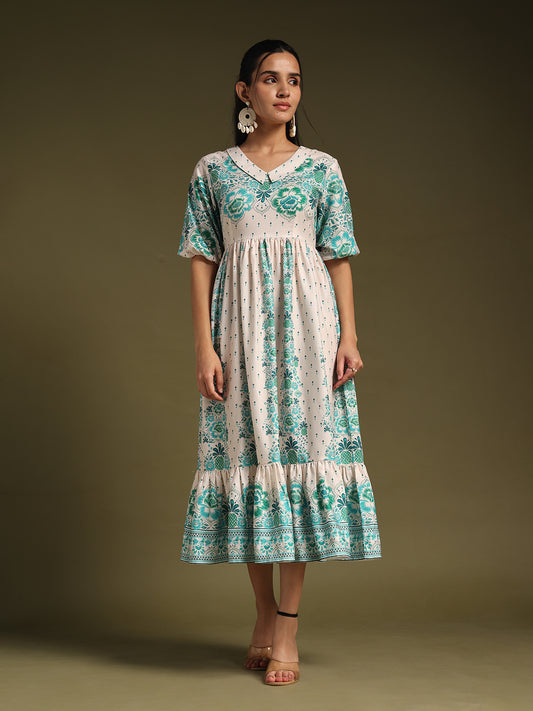 Pure Cotton Casual Wear Shirt With Colorful Embroidered Butties