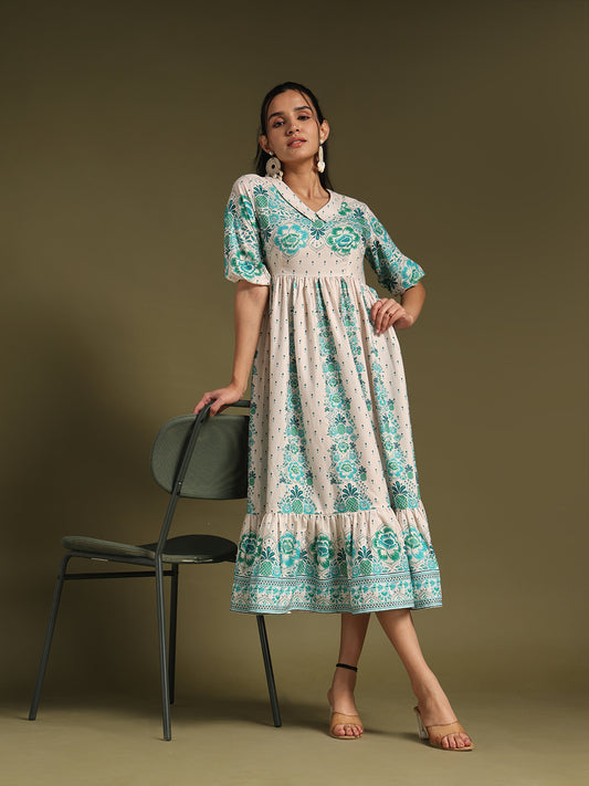 Pure Cotton Casual Wear Shirt With Colorful Embroidered Butties