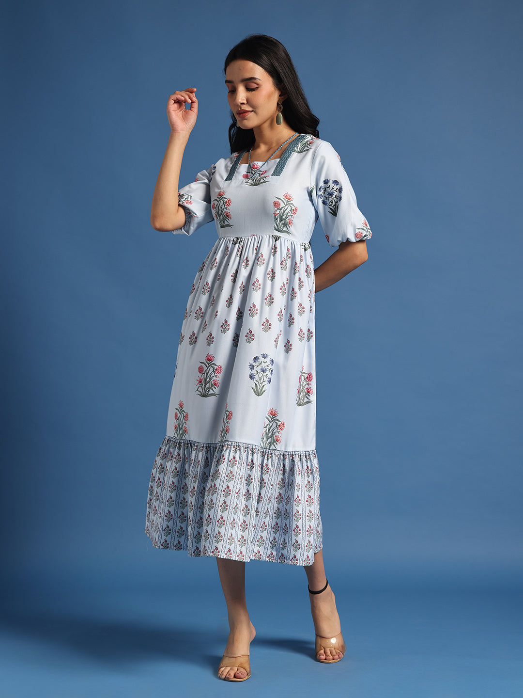 Pure Cotton Embroidered Shirt