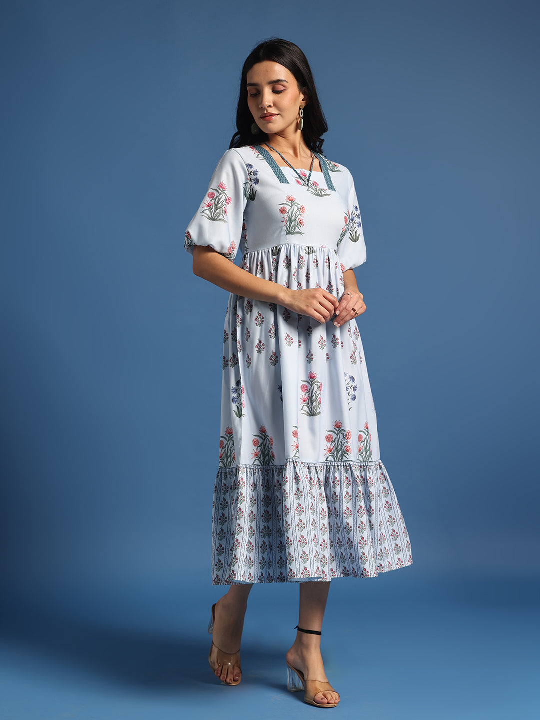 Pure Cotton Embroidered Shirt