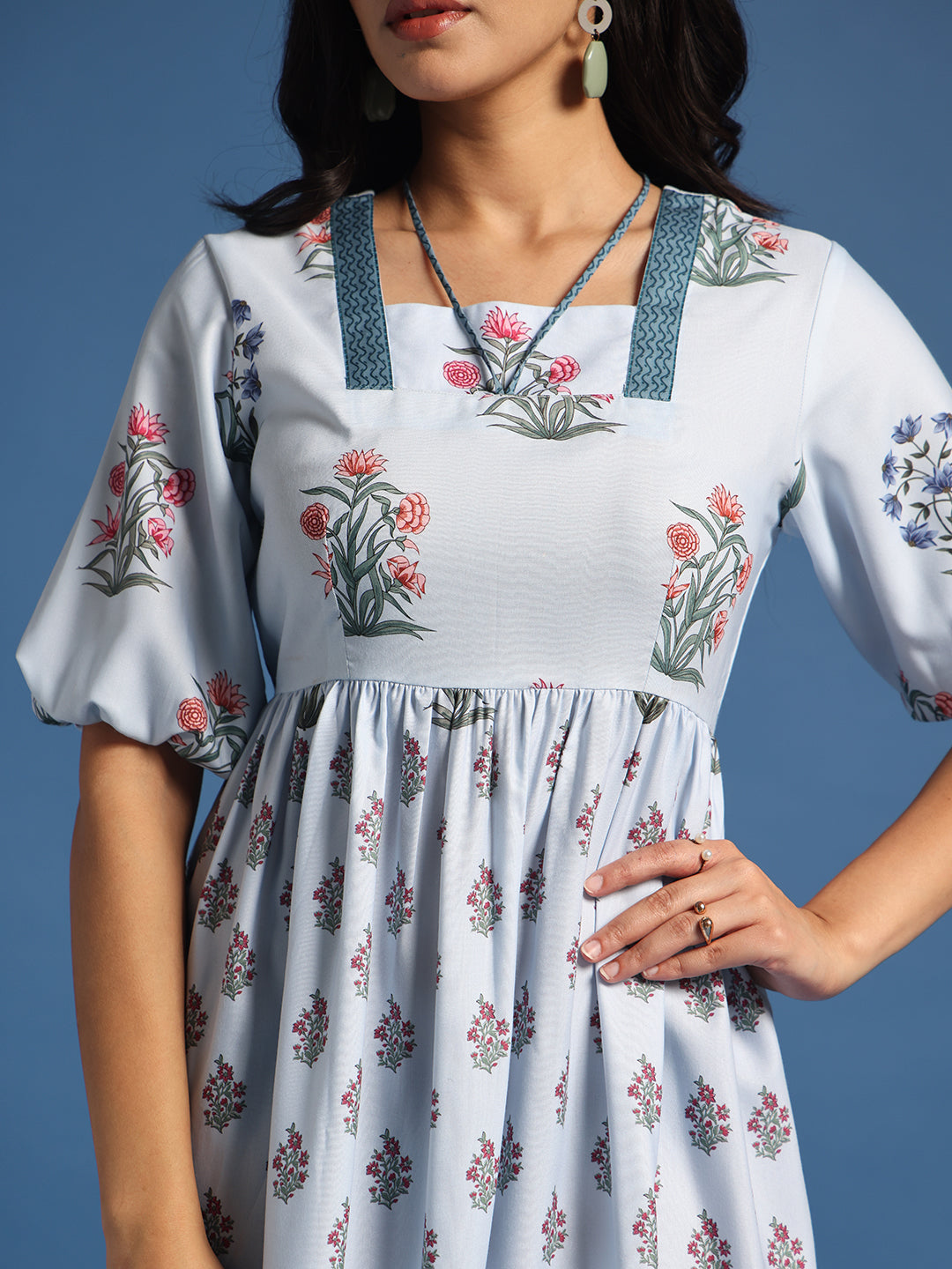 Pure Cotton Embroidered Shirt