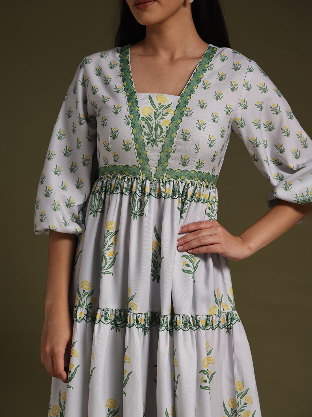 Pure Cotton Casual Wear Shirt With Colorful Embroidered Butties