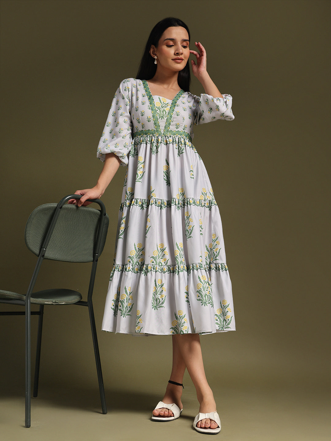 Pure Cotton Casual Wear Shirt With Colorful Embroidered Butties
