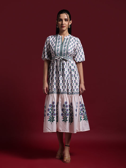 Pure Cotton Casual Wear Shirt With Colorful Embroidered Butties