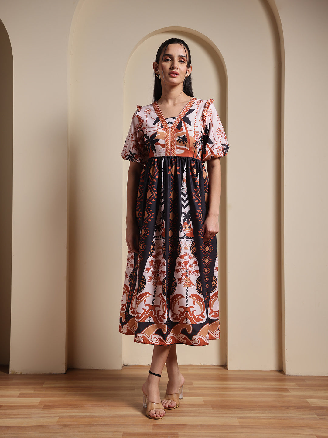 Pure Cotton Embroidered Shirt