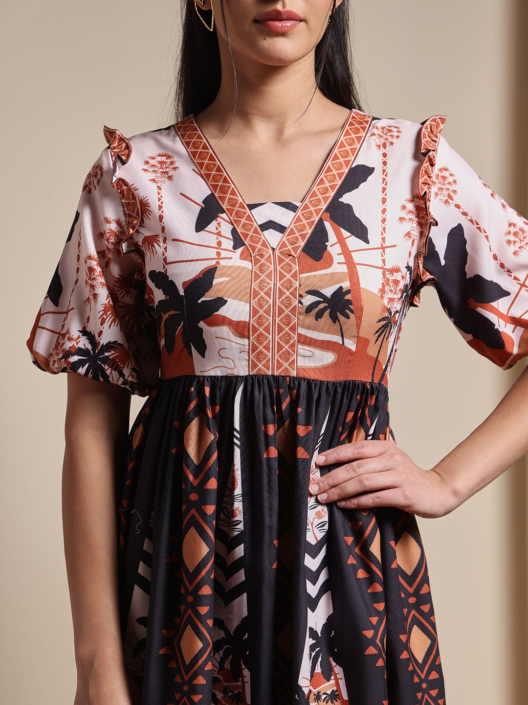 Pure Cotton Embroidered Shirt