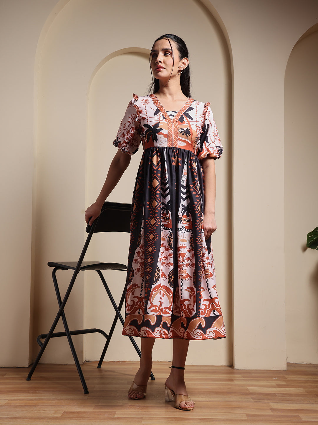 Pure Cotton Embroidered Shirt